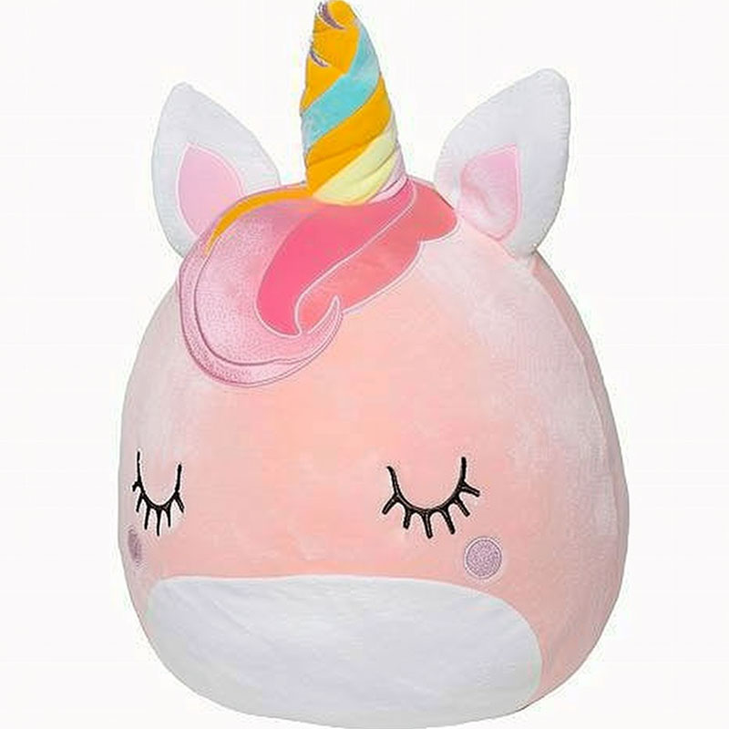 【年度玩具】創意獨角獸毛絨玩偶彩色小馬生日禮物午休睡覺抱枕